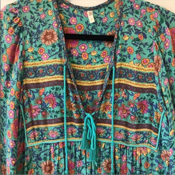 OG Folktown Boho Midi Dress - Picture 10 of 12